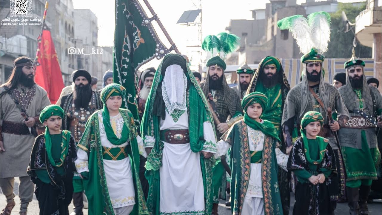 دخول الحسين إلى كربلاء ضعن سوق حنون الكبير