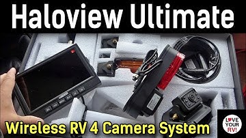 Haloview Ultimate RD7R Deluxe RV Wireless Camera Kit Installation and Demo