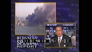 September 11 2001 CBS News Aircheck 10:47am-1:00pm