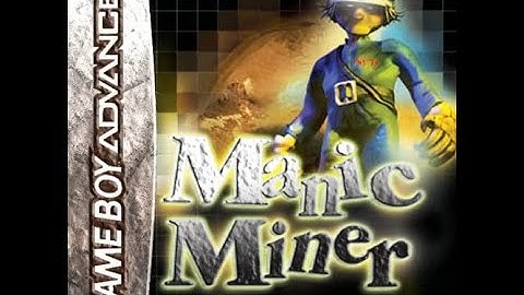 Manic Miner - Nintendo Gameboy Advance GBA