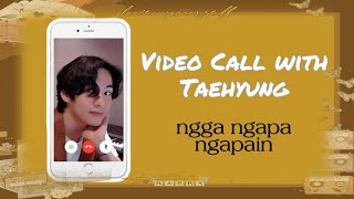 Video Call with Taehyung|| Taehyung as your Boyfriend《fake sub.indonesia》