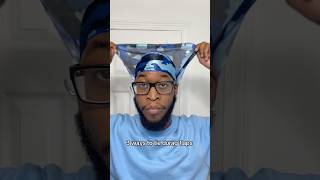 3 Ways to Tie Your Durag Flaps 🔥#360waves