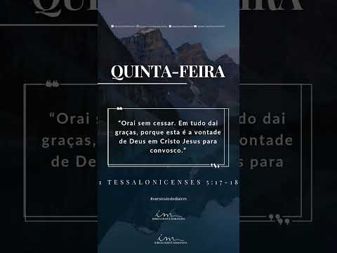 Versículo do dia