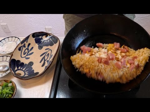 簡単] ダクタイルパンで適当クッキング：焼き飯作ってみました。[岩鉄