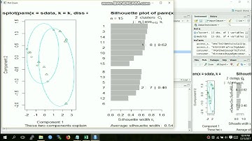 TUTORIAL K-MEDOIDS & HIERARCHICAL CLUSTERING with R-STUDIO