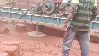 Laterite stone bottom cutting machine, Redstone bottom cutting machine, sira cutting machine,
