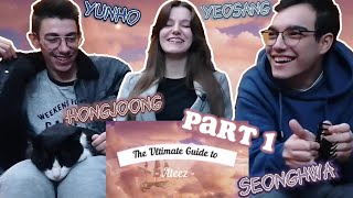 Reaction to the Ultimate Guide To ATEEZ - PART 1 @kbopping