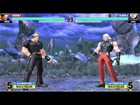 Ryuji Yamazaki vs Omega Rugal (Hardest AI) - KOF XV