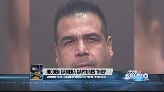 Assisted living worker sentenced for stealing