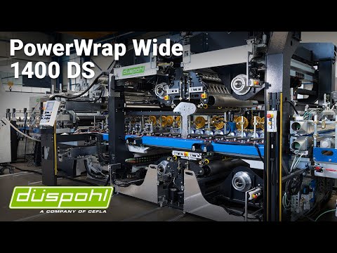 Powerwrap PowerWrap Wide 1400DS - laminating panels on both sides - YouTube