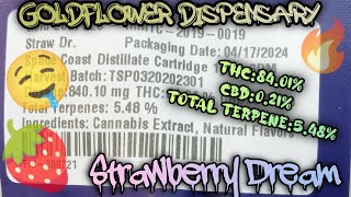 #28 Strawberry Dream (Official Product Video Review) GoldFlower Dispensary Product