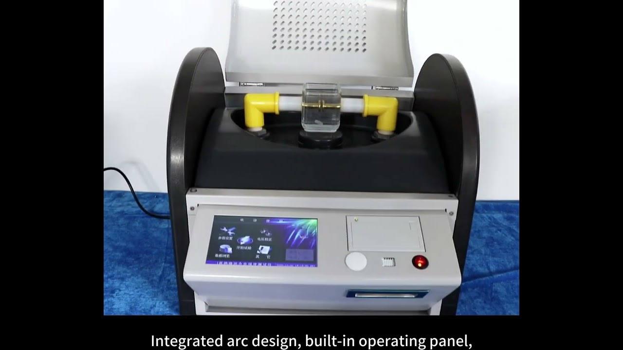 80kV Insulating Oil Dielectric Strength Transformer Oil Breakdown Voltage BDV Tester