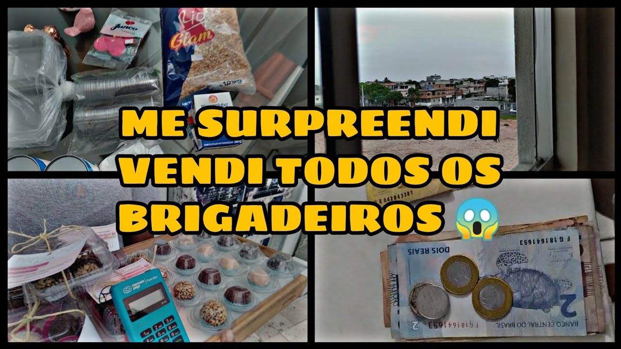 VOLTEI A VENDER BRIGADEIRO GOURMET NAS RUAS || NOVIDADES || FIZ COXINHA DE MORANGO