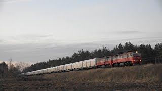 2М62К-0922 с грузовым поездом / 2M62K-0922 hauling a freight train
