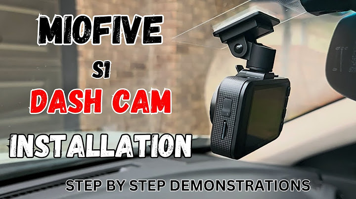 HOW TO INSTALL A DASH CAM AND HIDE ALL WIRES MIOFIVE S1 DASH CAM STEP BY STEP DEMONSTRATIONS.