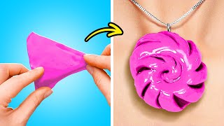 Adorable DIY Accessory &amp; Jewelry Ideas And Amazing Crafts With Glue, Epoxy Resin And Polymer Clay