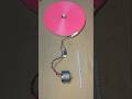 Powering a High Voltage Pink Neon Light With Rack and Gear #dcmotor #tech #shorts