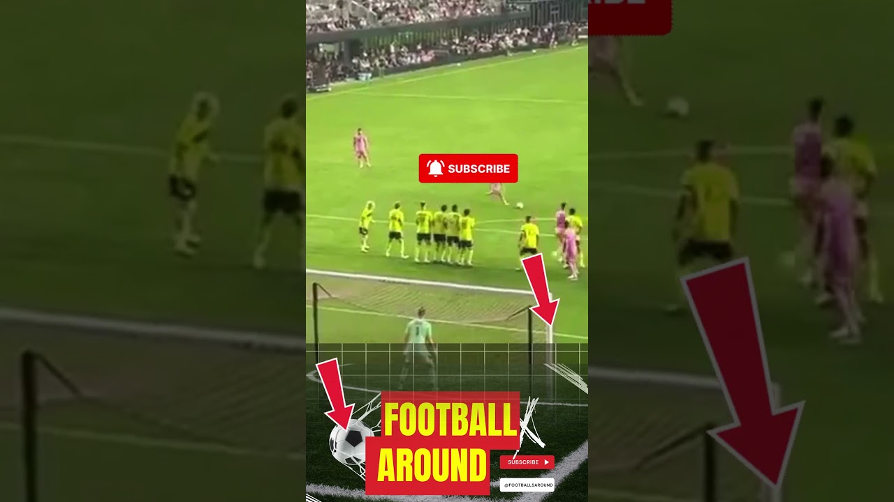 Messi free kick at MLS