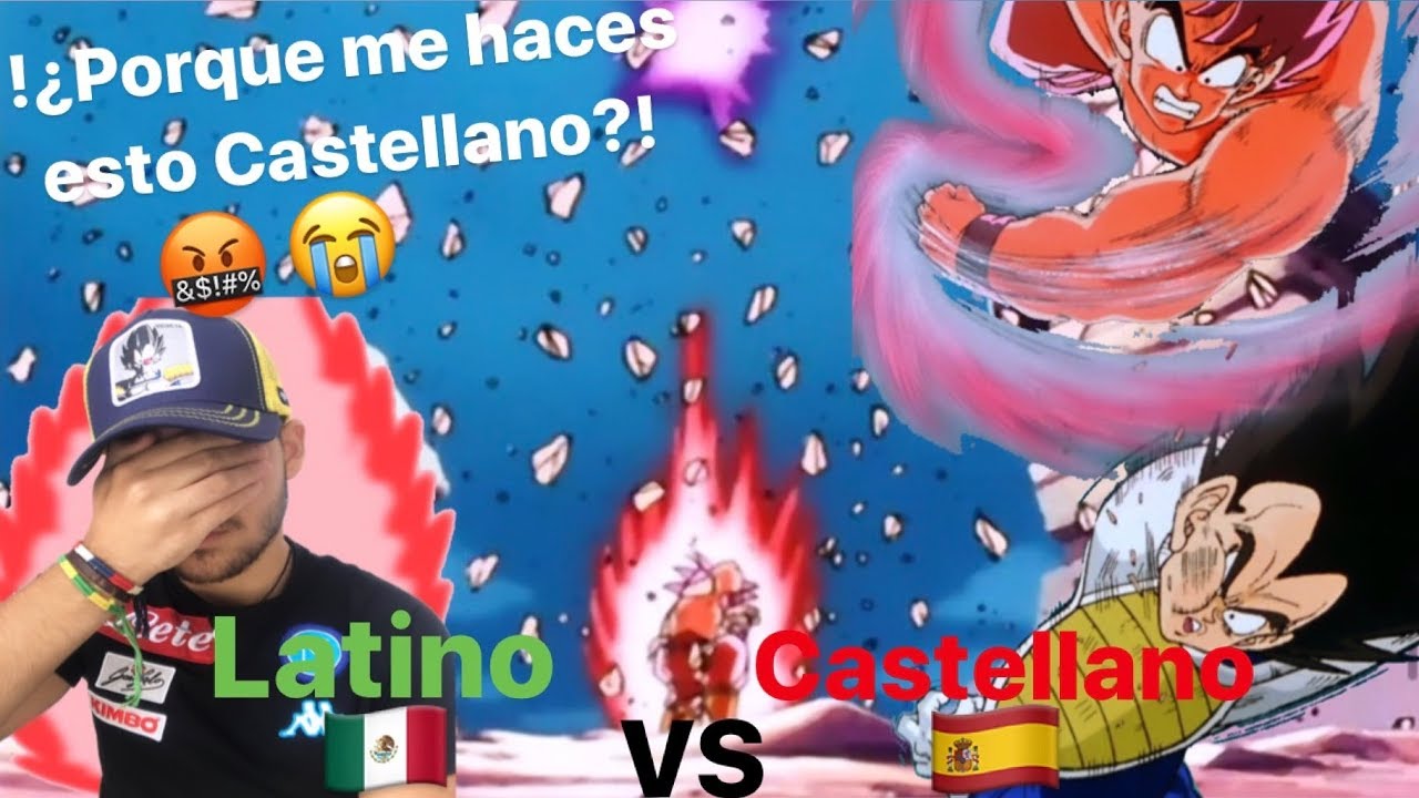 ESPAÑOL REACCIONA AL DOBLAJE LATINO GOKU KAIOKENx4 VS VEGETA