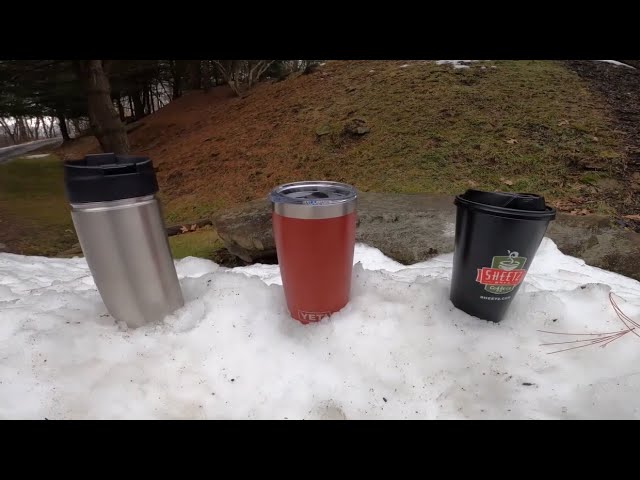 Vamos a ver cuanto dura la bebida caliente 🔥 en el YETI TRAVEL MUG ⬇️, Yeti