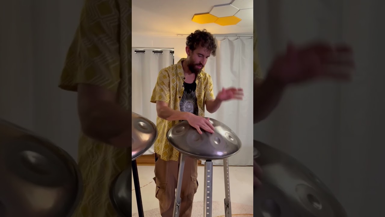 Meliuba 💜 #handpan #kabeção #yishama #pantamstand