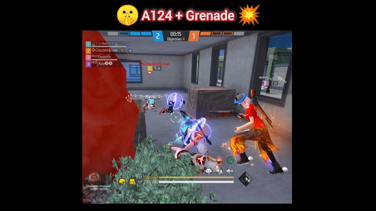 GRENADE WITH A124 😂😂 AWESOME COMBINATION
