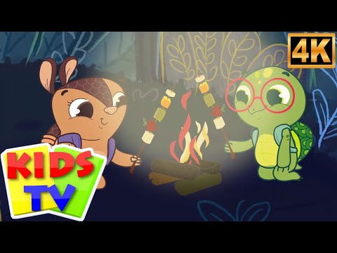 Campfire Funny Cartoon Video For Kids, कैंपफ़ायर मज़ेदार कार्टून, Silent Animated Alopra Video