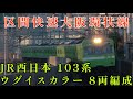 もう見ることができない 103系 区間快速 大阪環状線 もう見ることができない 103系 区間快速 大阪環状線