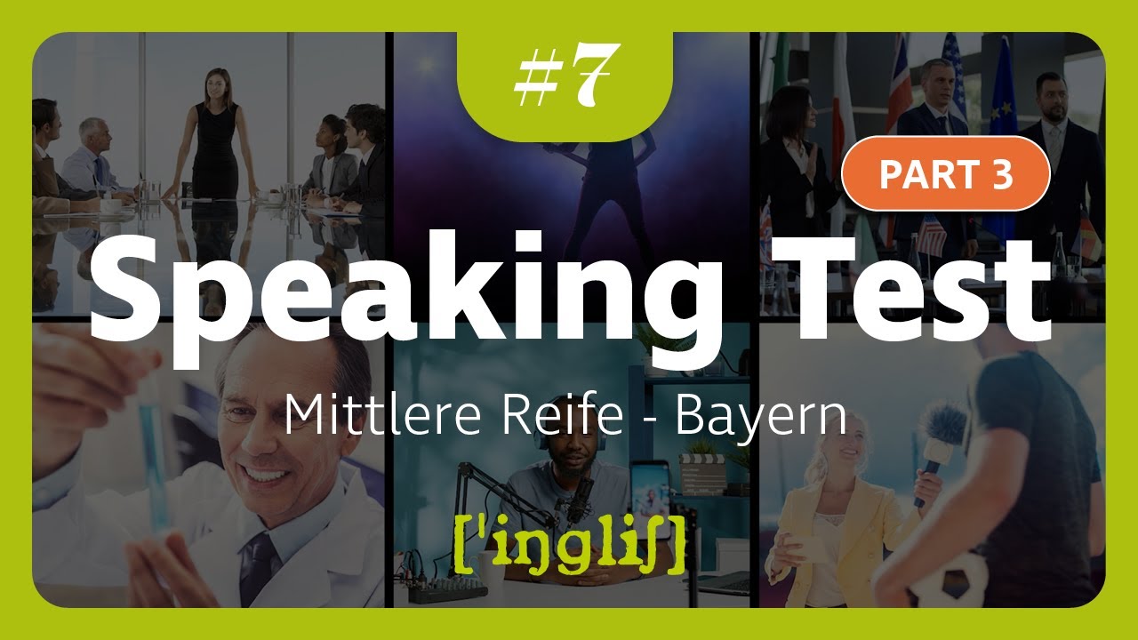 Englisch Speaking Test Realschule Bayern 9 Klasse Speaking Test Part 3 | Being Famous | Mittlere Reife Bayern