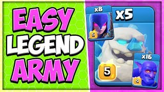 New TH 12 Ice Golem Witch Attack Strategy | Best TH 12 Legends League Attack in Clash of Clans