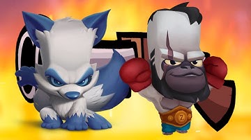 Arctic Nix vs Knockout Bruce || Zoo Battle Arena