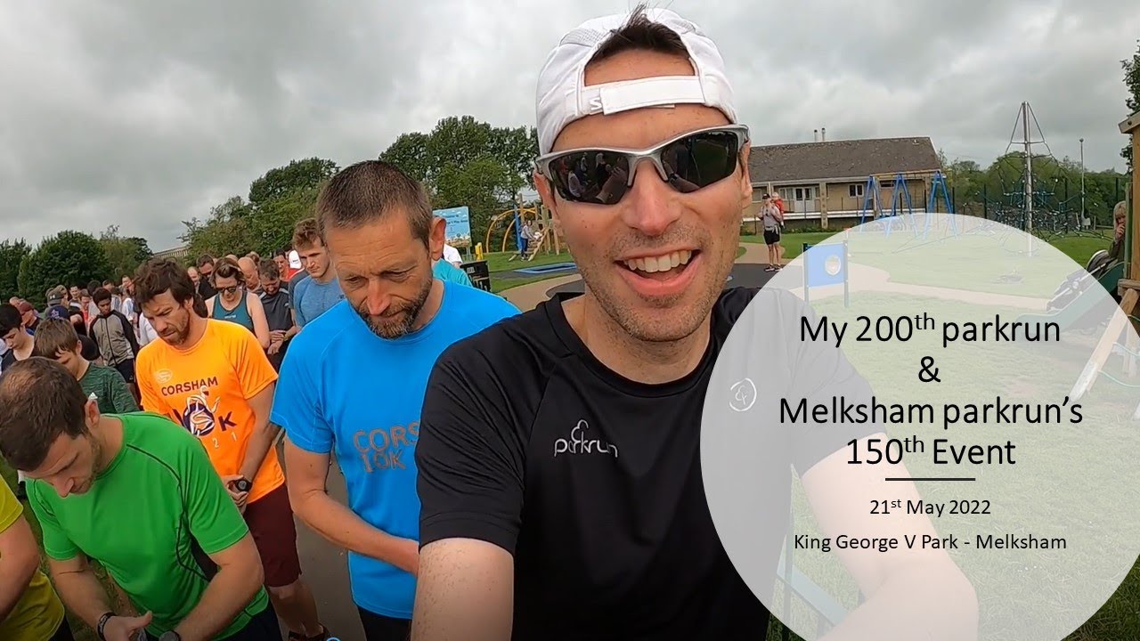 Running my 200th parkrun at Melksham parkrun's 150th event