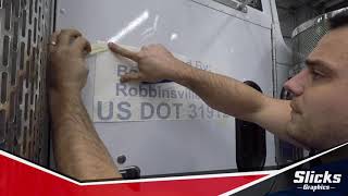 How To Install Truck Lettering  Slicks Graphics
