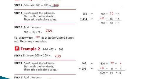 Gr. 3 Math: Lesson 1.6: Use the Break Apart Strategy to Add