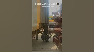 COLLAGE INTERNSHIP🎓#train #indianrailways #love  #internship #yaari #trending #college #status