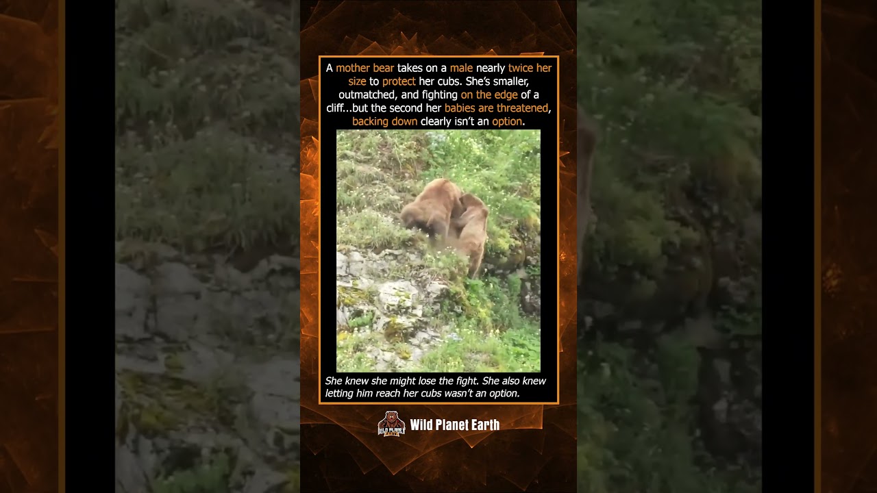 This Mother Bear Fought a Giant for Her Cubs 😳