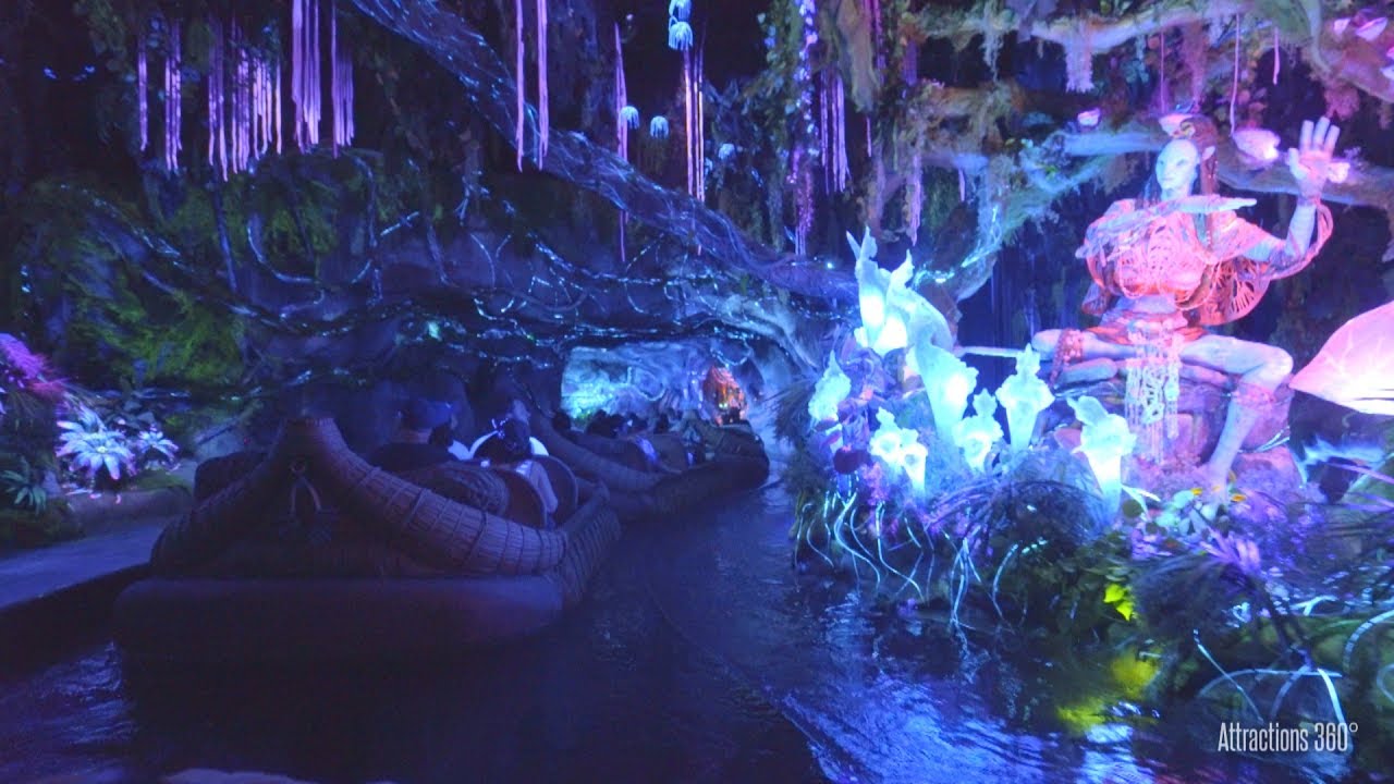 4K] Avatar Land Boat Ride - Na'vi River Journey Pandora Animal Kingdom - YouTube