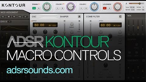 NI Kontour - Macro Controls Tips and Tricks - Native Instruments Komplete 10