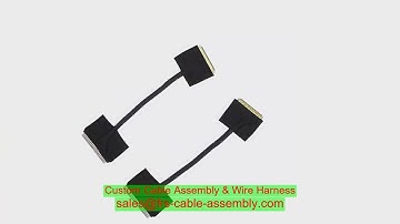 Lắp ráp cáp Nhà máy tùy chỉnh LVDS Cáp EDP Lắp ráp Lvds Lắp ráp cáp cho các ứng dụng tùy chỉnh