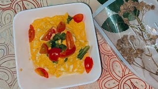 Cream Scrambled Eggs With Yogurt by Chef Rara