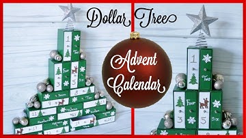 Dollar Tree DIY Christmas Advent Calendar