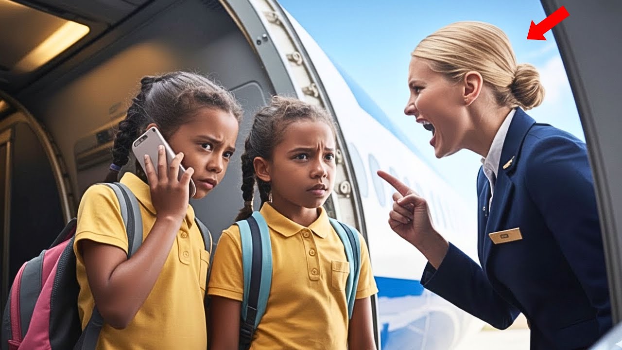 Des jumelles noires refusées à l’embarquement jusqu’à l’appel à leur père PDG