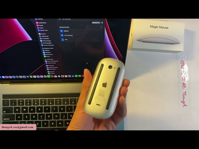 Hướng dẫn cài đặt, kết nối chi tiết cách sử dụng chuột Bluthooth Apple Magic Mouse 2 với máy tính