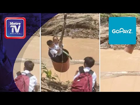 Murid gadai nyawa seberang sungai guna rakit, bakul