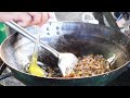 Big Portion Char Kuey Teow with Fried Prawns - Malaysia Street Food