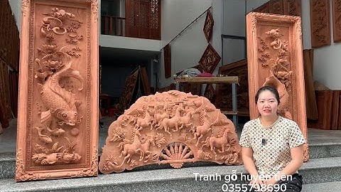 tranh cá chép khủng dày 10cm hàng hiếm  |Báo giá tranh gỗ treo tường đồng quê tứ quý đẹp