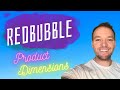 Redbubble Tutorial 2020 - The Best Product Dimensions