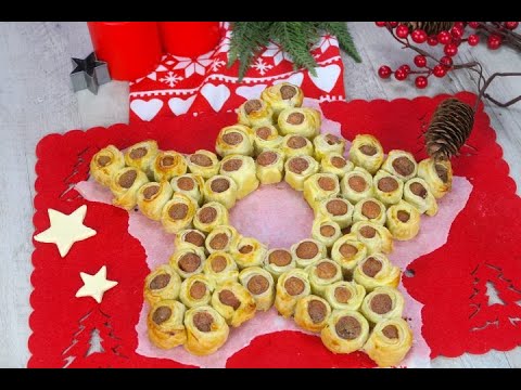 Antipasti Di Natale Wurstel.Stella Di Natale Con I Wurstel L Idea Per Un Aperitivo Originale Youtube