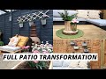 FULL PATIO TRANSFORMATION | On A Budget