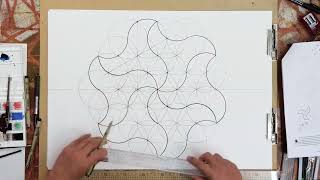 Art of Islamic Patterns  Alhambra – 20 second Alicatado Timelapse
